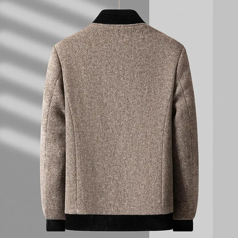 FULL-ZIP WOOL BLAZER - Dhago