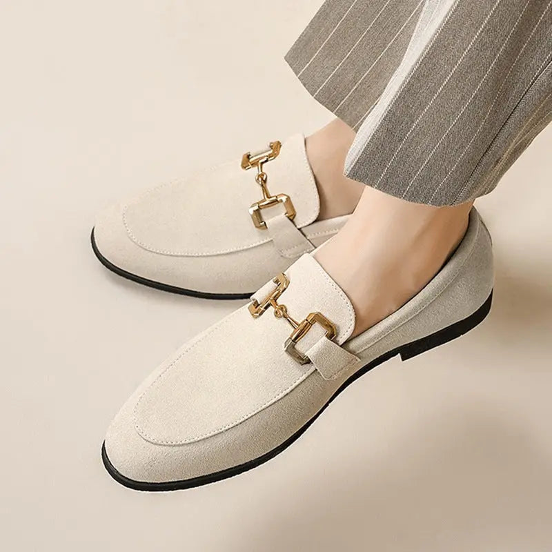 SUEDE LEATHER LOAFERS - Dhago
