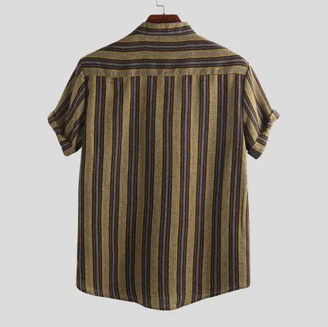 LAPEL PLAID SHIRT - Dhago