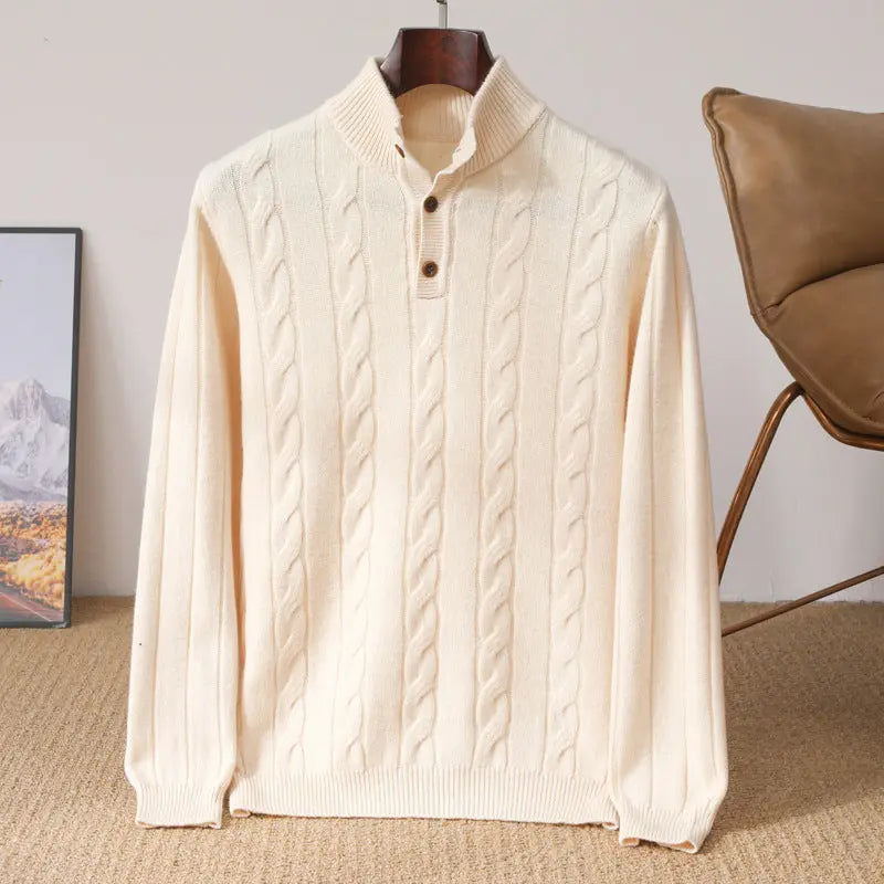 HENRY COLLAR SWEATER - Dhago