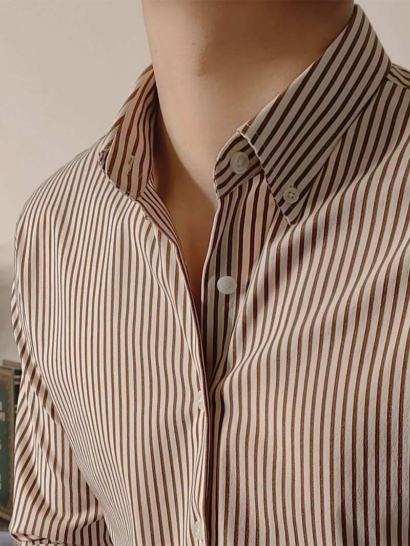 THE SLIM STRIPE SHIRT - Dhago