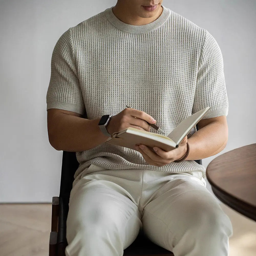 THE RETRO WAFFLE TEE - Dhago