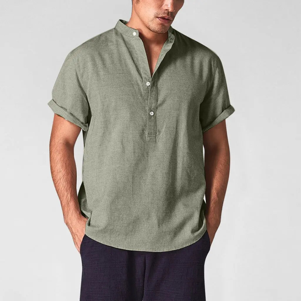 CASABLANCA - LINEN SHIRT - Dhago