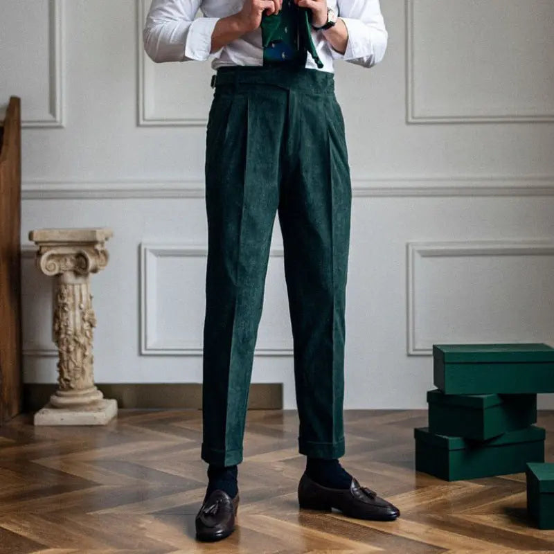 The Westford Corduroy High-Rise Straights - Dhago