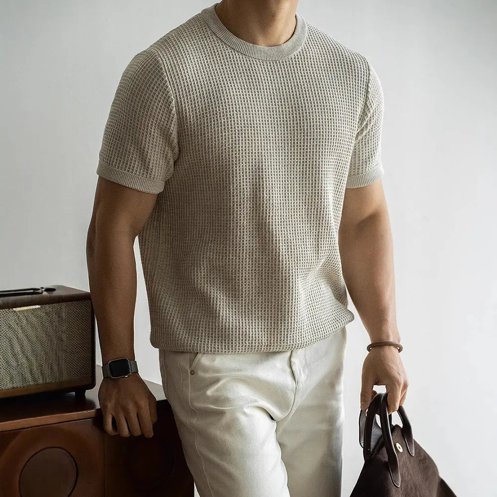 THE RETRO WAFFLE TEE - Dhago