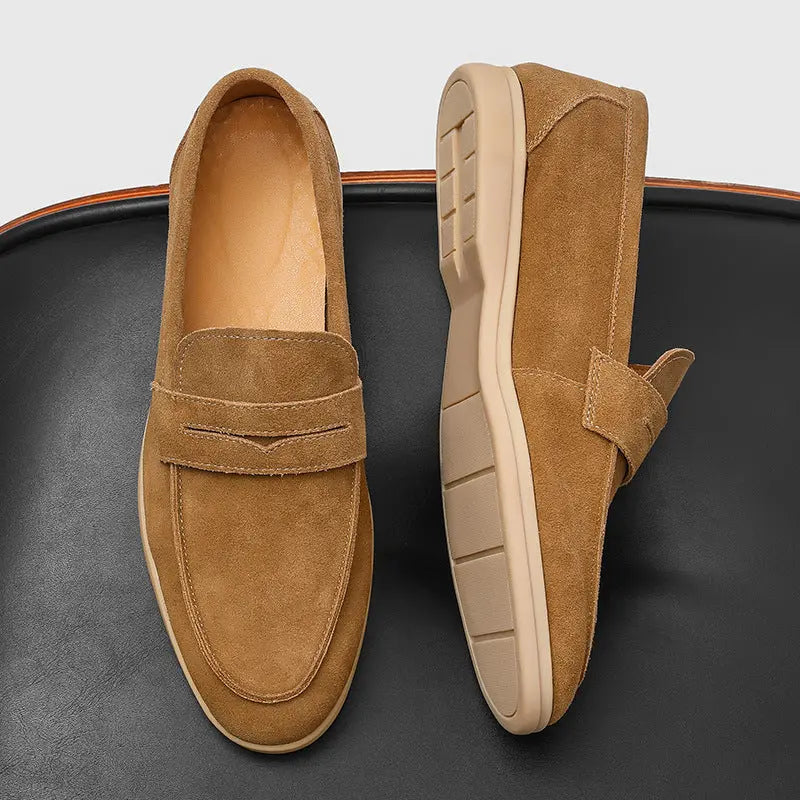 GOMMIMO SUEDE LOAFERS - Dhago