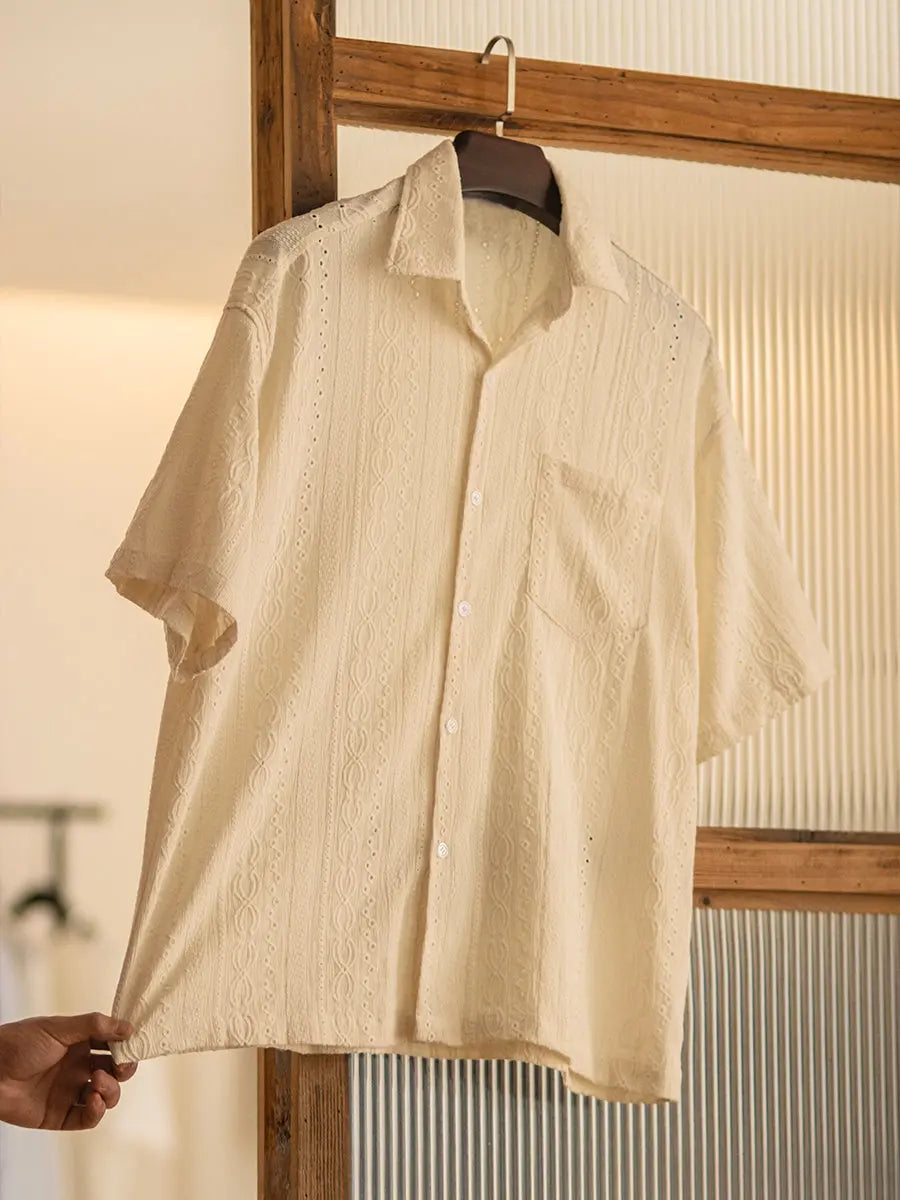 THE VINTAGE JACQUARD SHIRT - Dhago