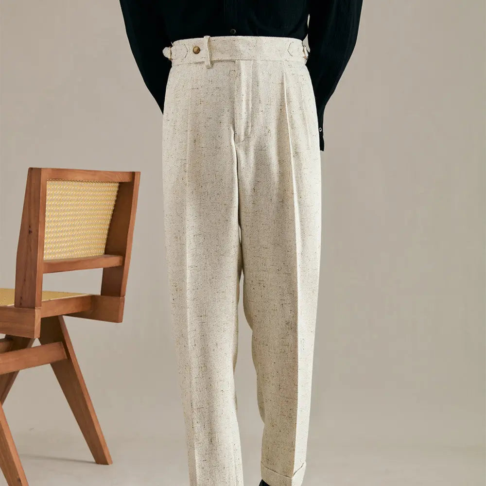 DOUBLE PLEATED TROUSERS - Dhago
