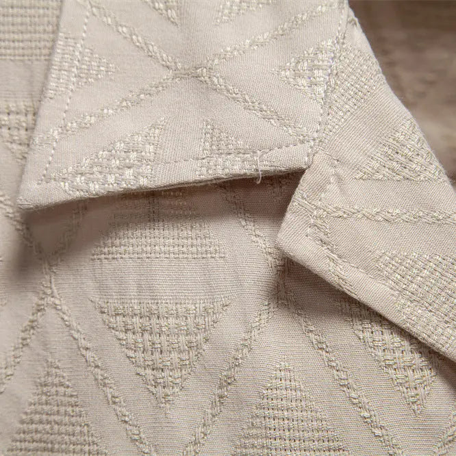 JACQUARD PLAID SHIRT - Dhago