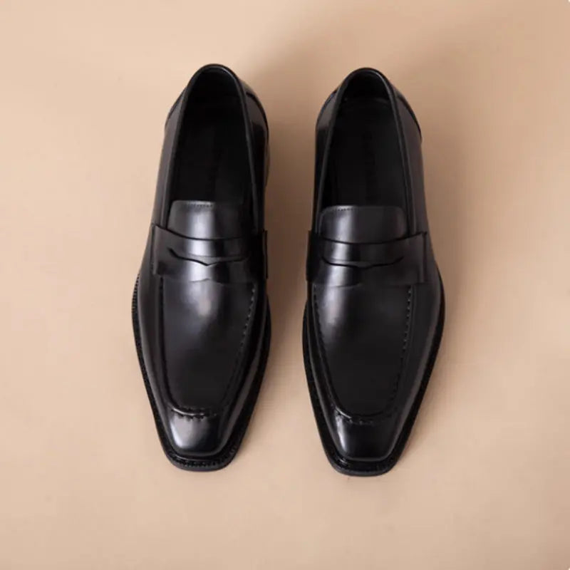 THE RUGGED LEATHER SLIP-ONS - Dhago