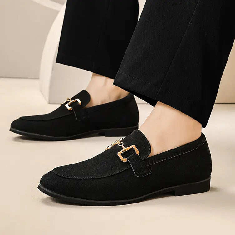 SUEDE LEATHER LOAFERS - Dhago