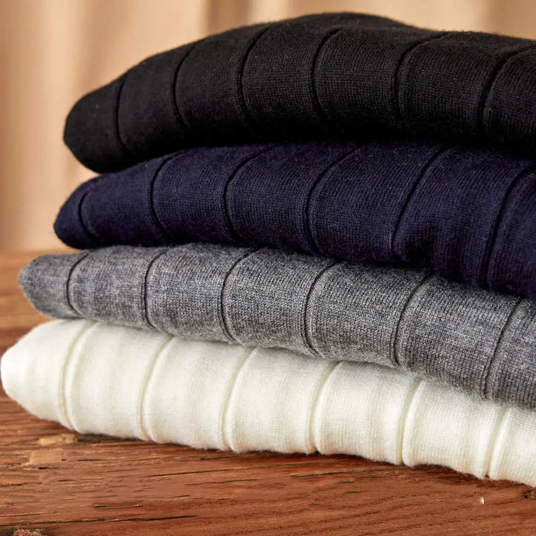 THE TUSCAN MOCK-NECK SWEATER - Dhago