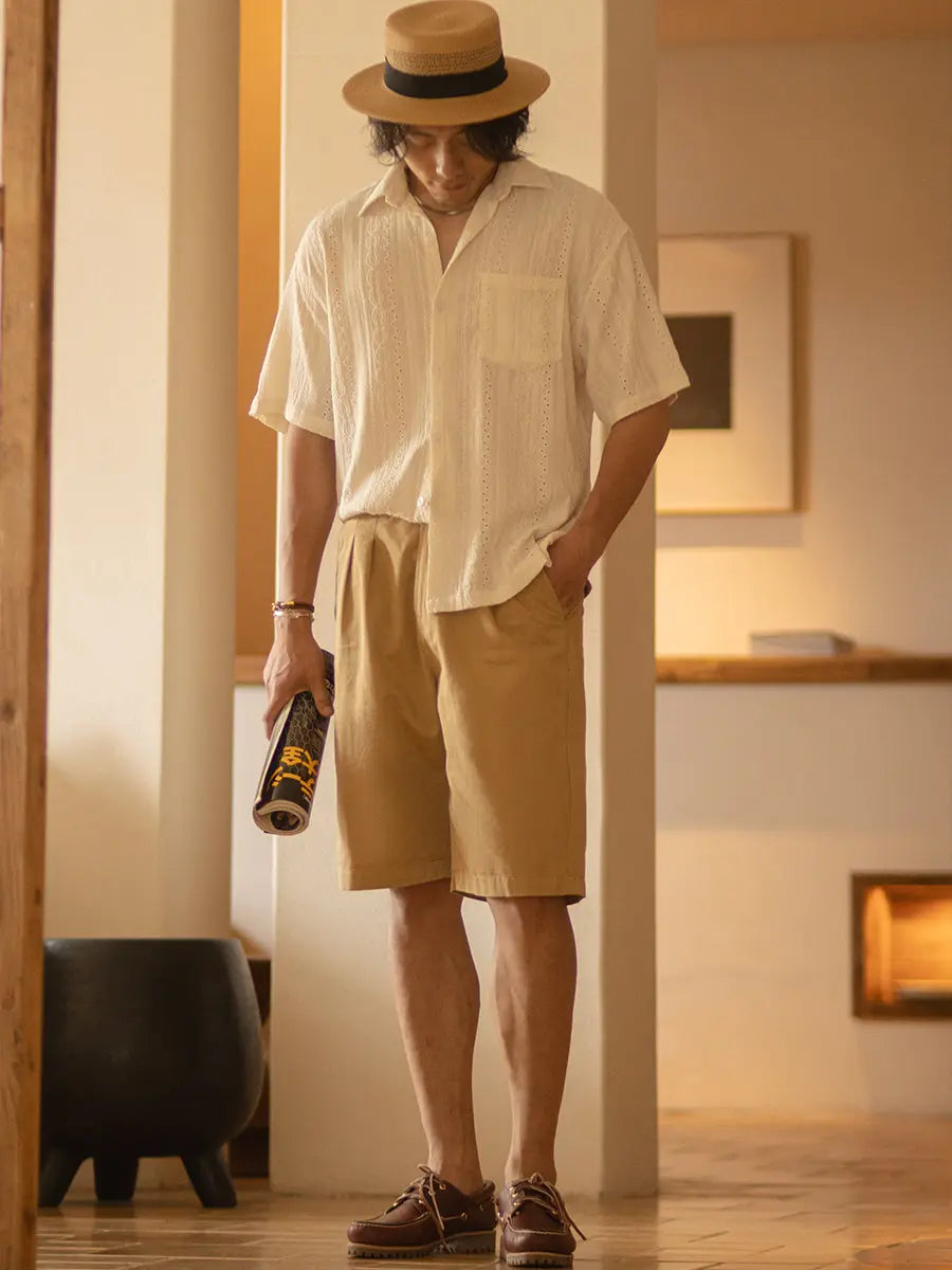 THE VINTAGE JACQUARD SHIRT - Dhago