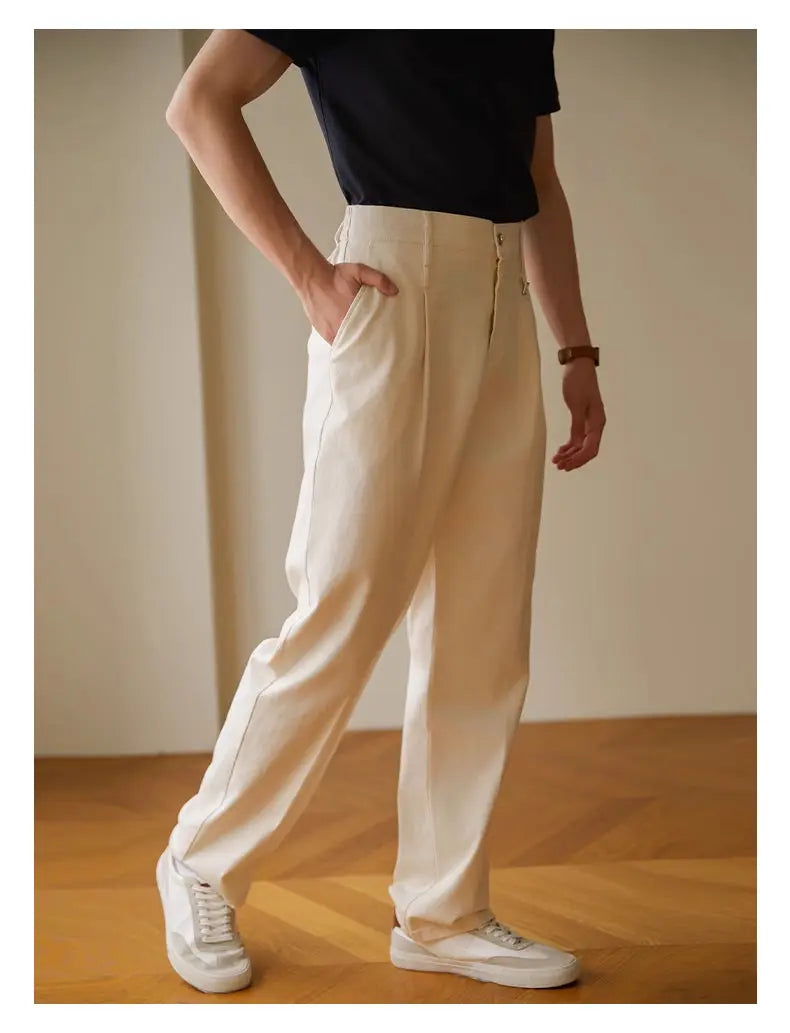 BRAXTON RETRO TROUSERS - Dhago