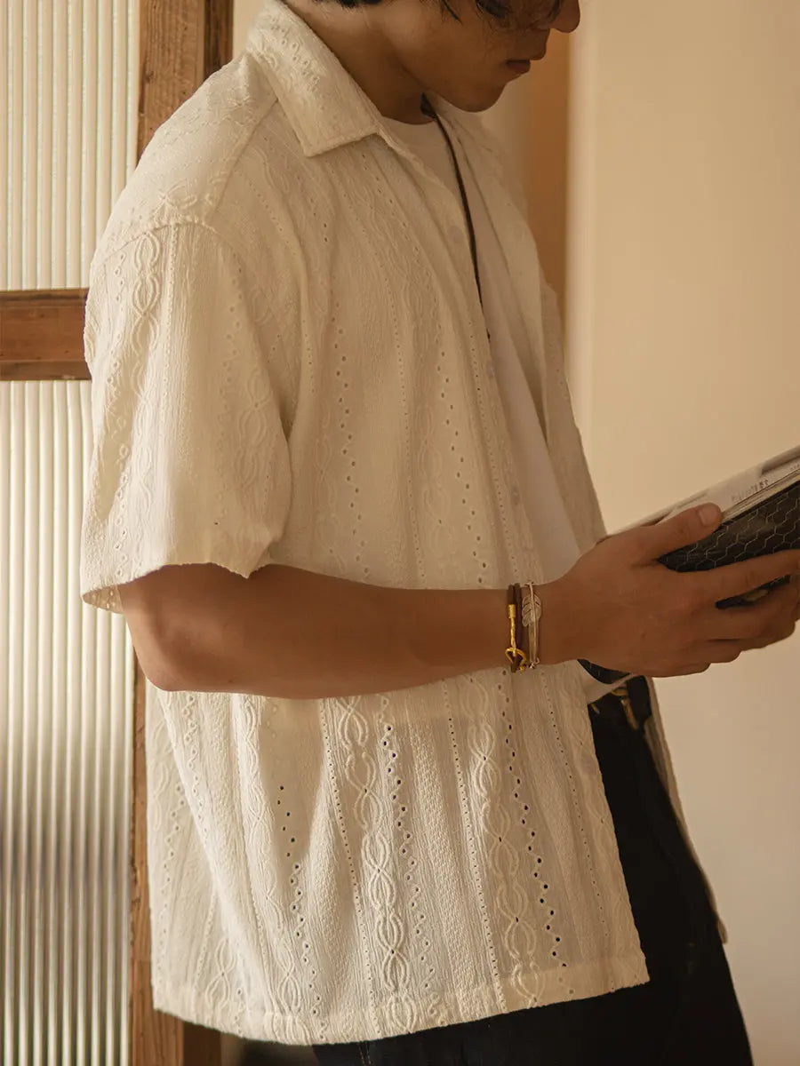 THE VINTAGE JACQUARD SHIRT - Dhago