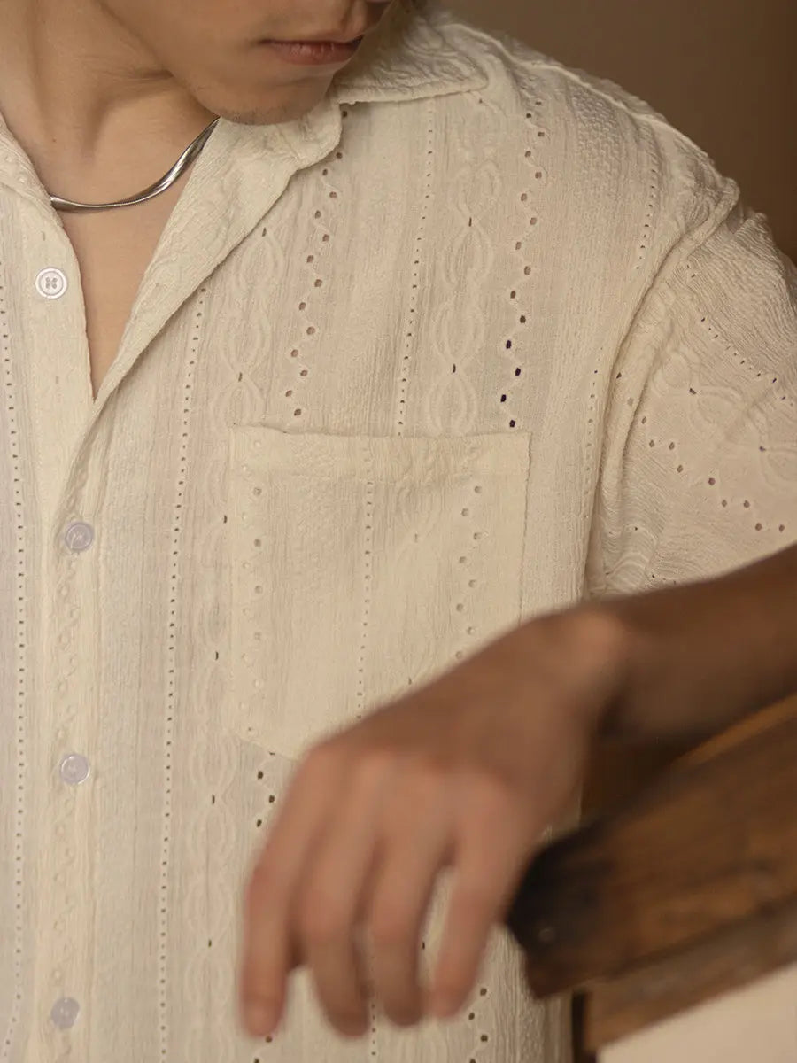 THE VINTAGE JACQUARD SHIRT - Dhago