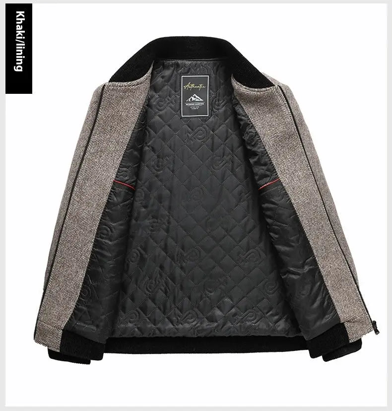 FULL-ZIP WOOL BLAZER - Dhago