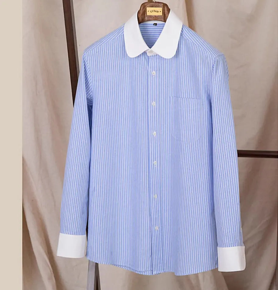 THE BLUE STRIPE COTTON SHIRT