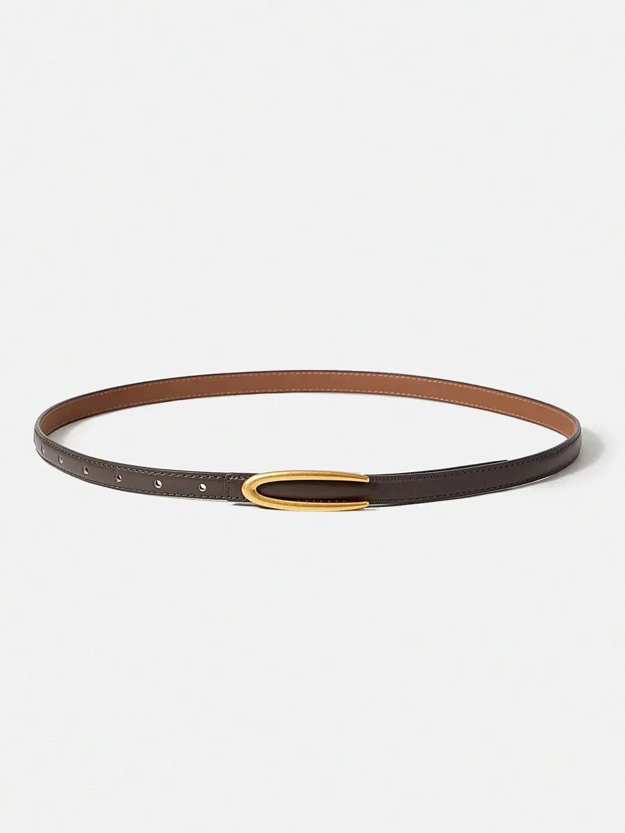 THE ALDERSON SMOOTH - BUCKLE SKINNY BELT - Women Belts & Belts Accessories by Dhago| Dhago