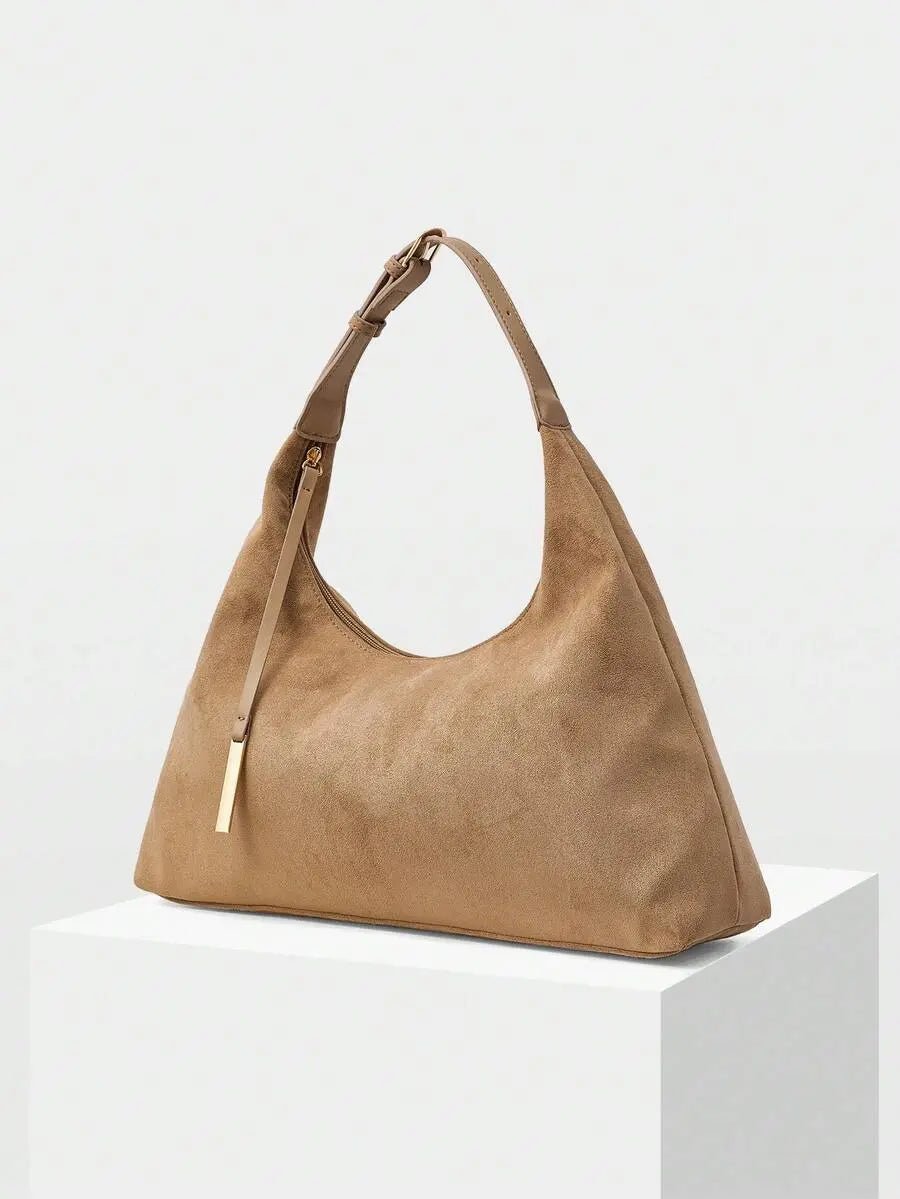THE ASTORIA OVERSIZED SUEDE KNOT BAG - Women Shoulder Bags by Dhago| Dhago