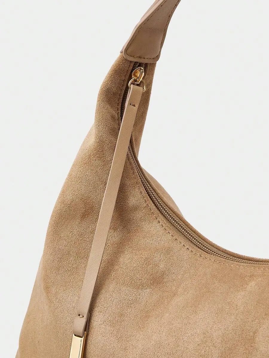 THE ASTORIA OVERSIZED SUEDE KNOT BAG - Women Shoulder Bags by Dhago| Dhago