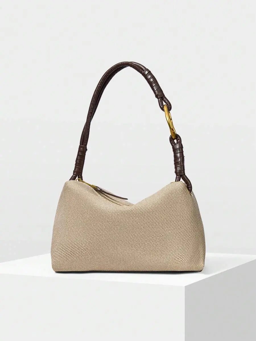 THE AURELIA APRICOT PILLOW BAG - Women Shoulder Bags by Dhago| Dhago