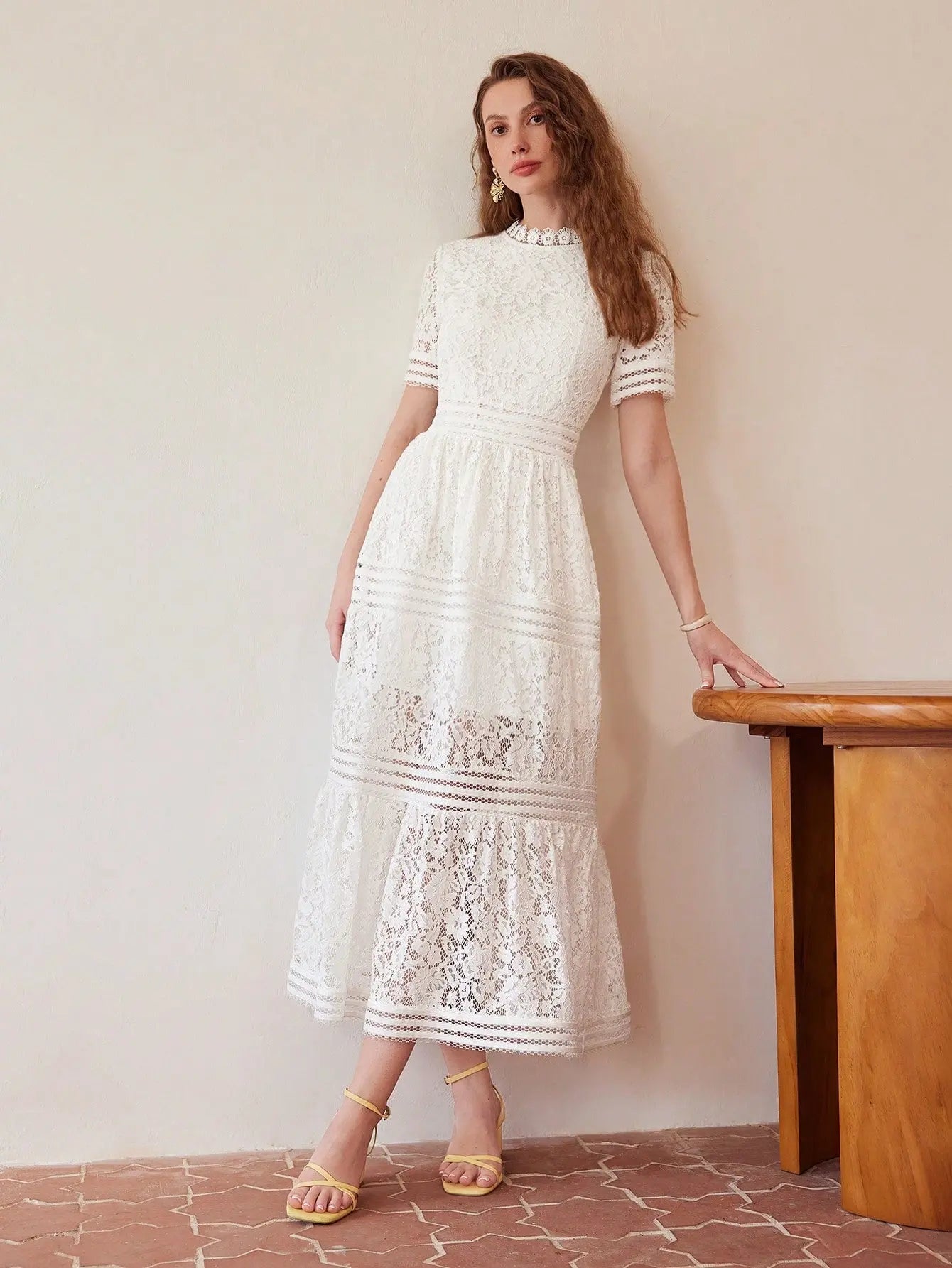 THE ELEANORA LACE DRESS - Women Dresses by Dhago| Dhago
