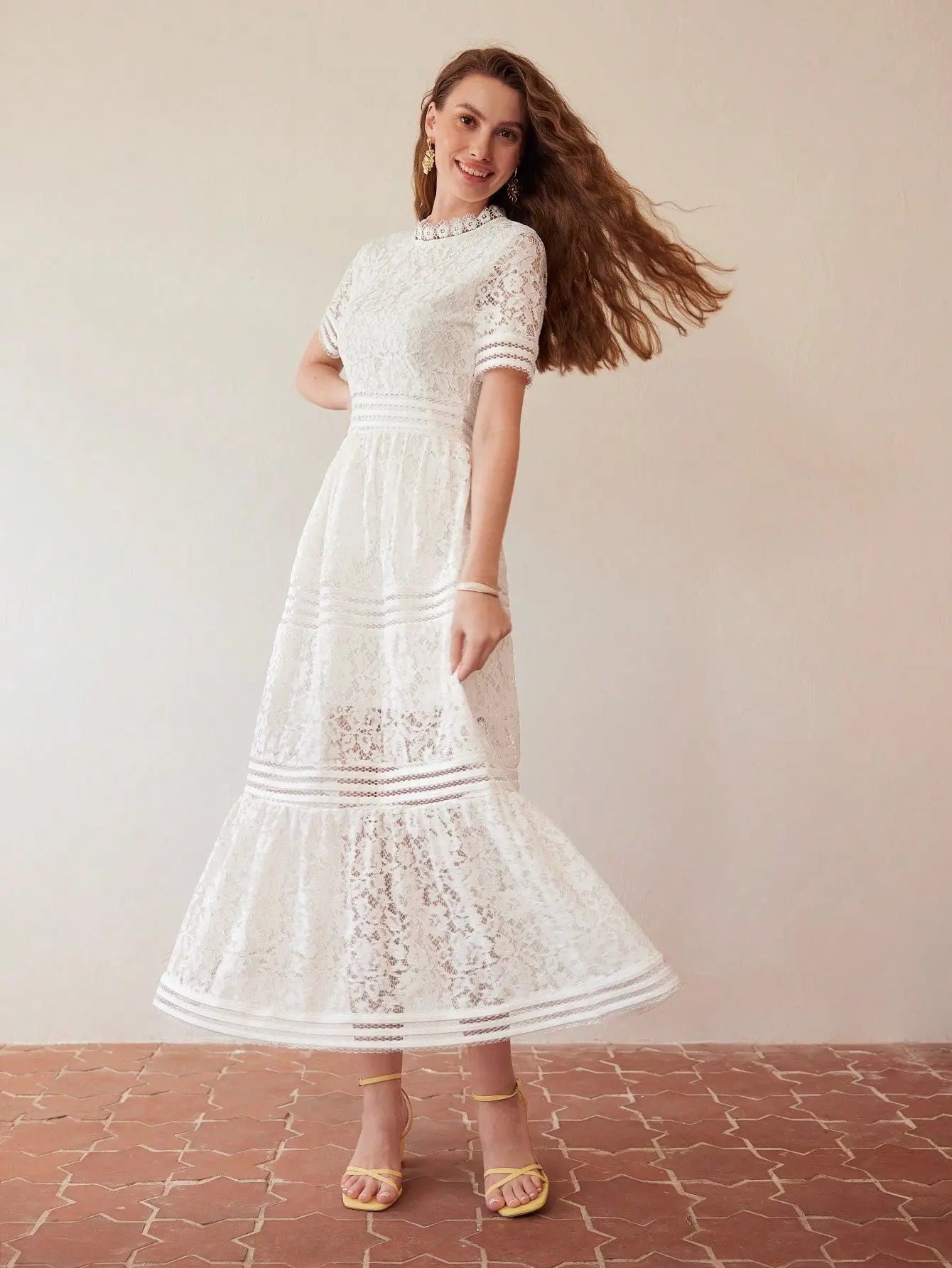 THE ELEANORA LACE DRESS - Women Dresses by Dhago| Dhago