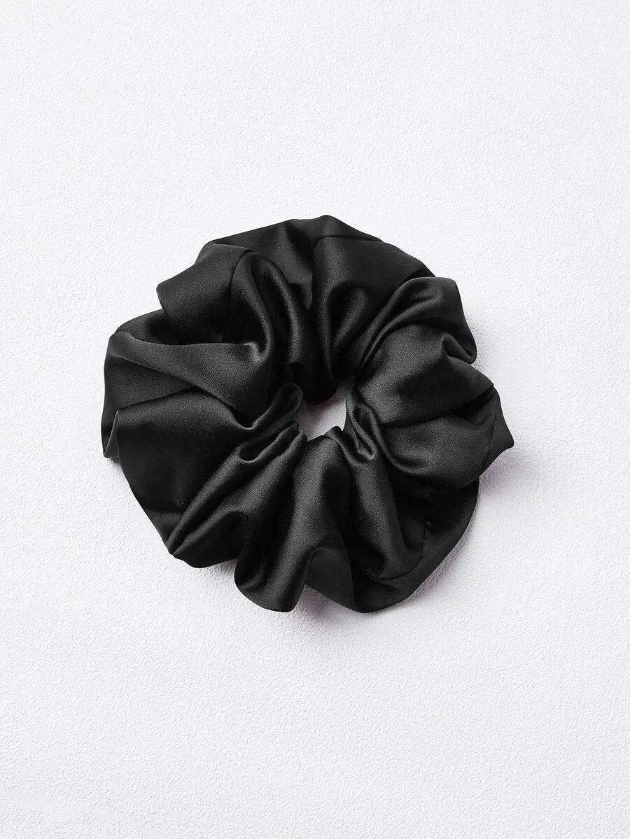 THE KENSINGTON BLACK SCRUNCHIE - Women Hair Accessories by Dhago| Dhago