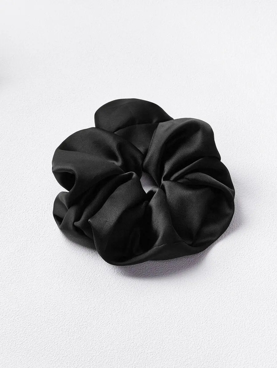 THE KENSINGTON BLACK SCRUNCHIE - Women Hair Accessories by Dhago| Dhago