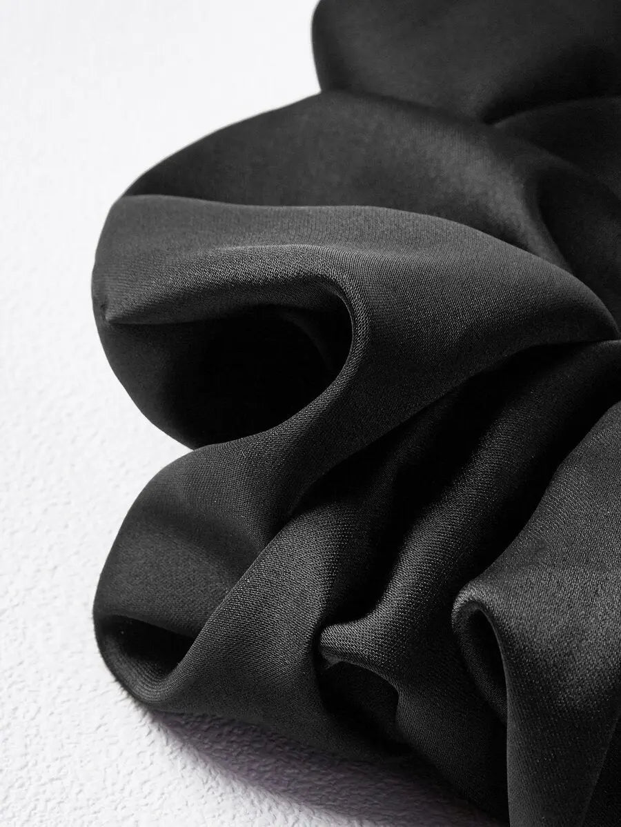 THE KENSINGTON BLACK SCRUNCHIE - Women Hair Accessories by Dhago| Dhago