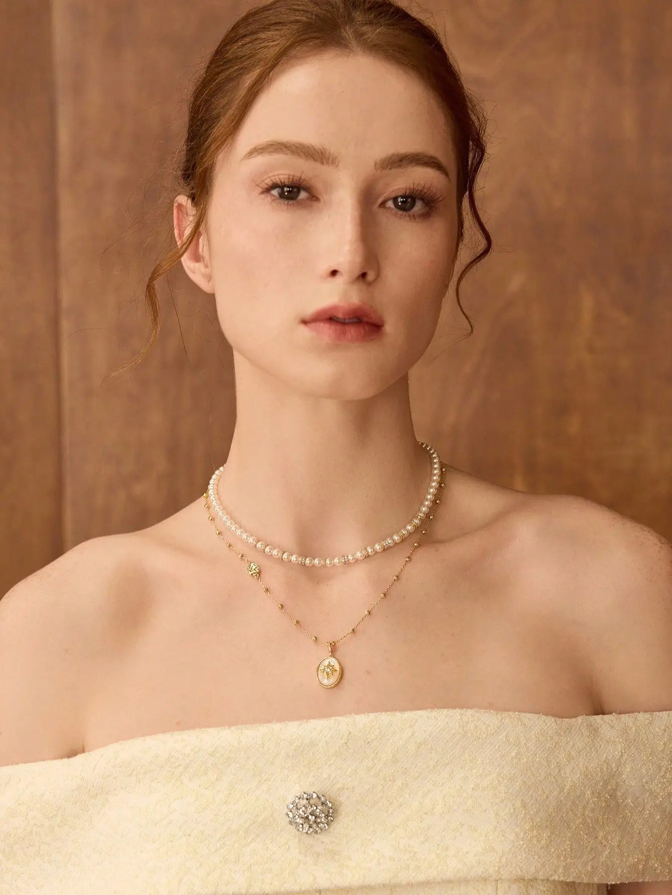 THE MADELEINE PEARL LAYERED NECKLACE - Women Necklaces by Dhago| Dhago