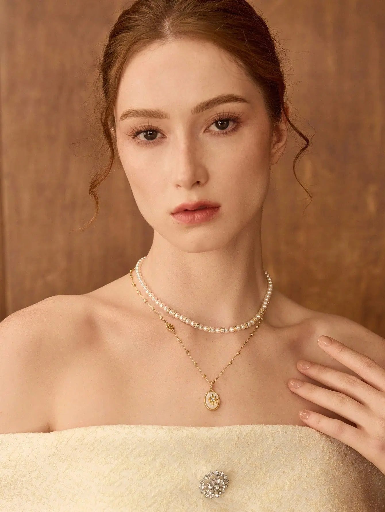 THE MADELEINE PEARL LAYERED NECKLACE - Women Necklaces by Dhago| Dhago