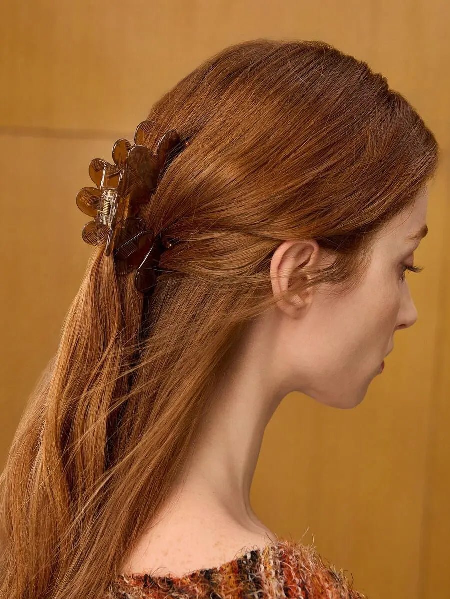 THE MARLOWE RUST ARC CLIP - Women Hair Accessories by Dhago| Dhago