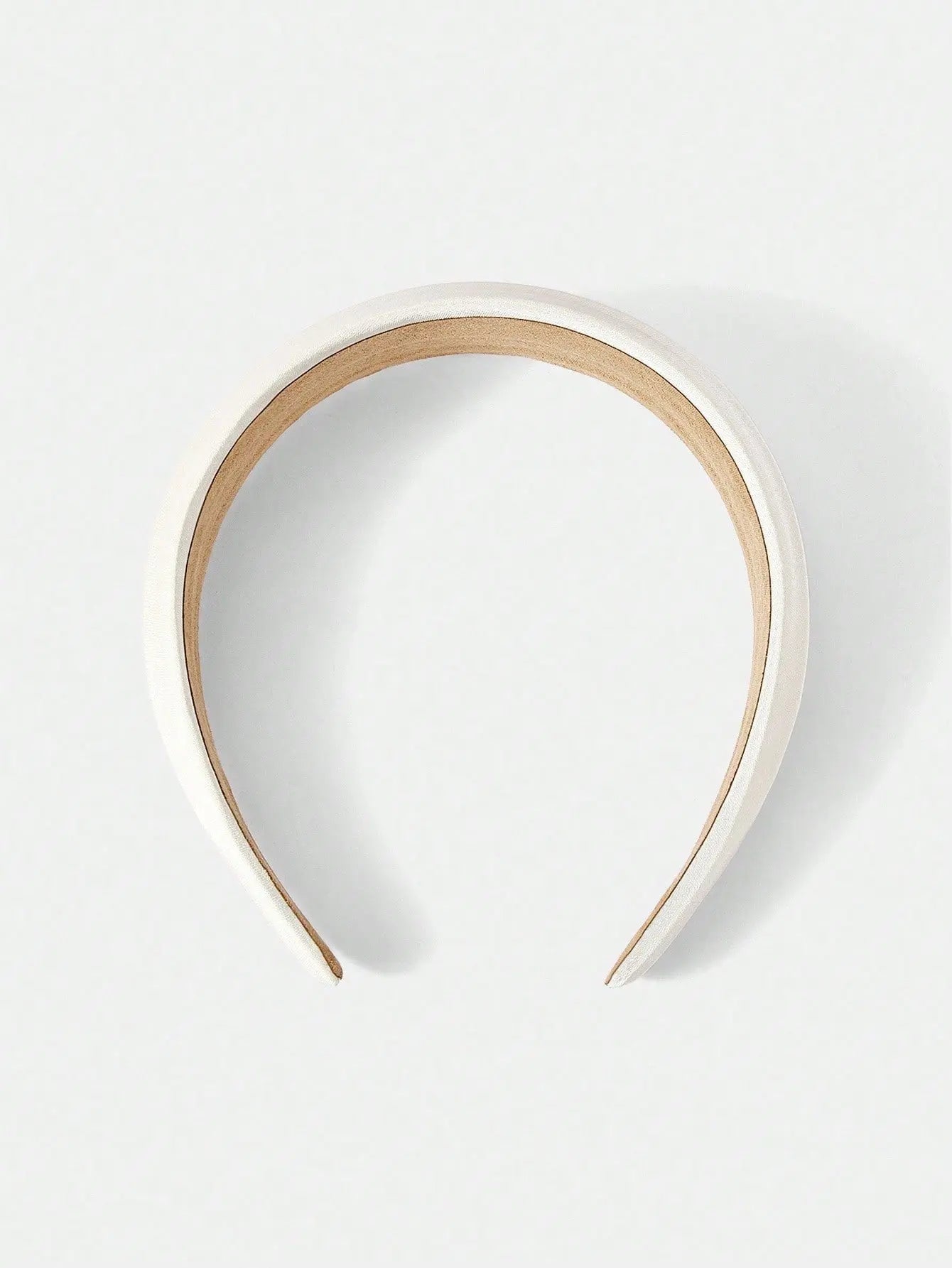 THE REGAL BEIGE SATIN CROWN HEADBAND - Women Hair Accessories by Dhago| Dhago