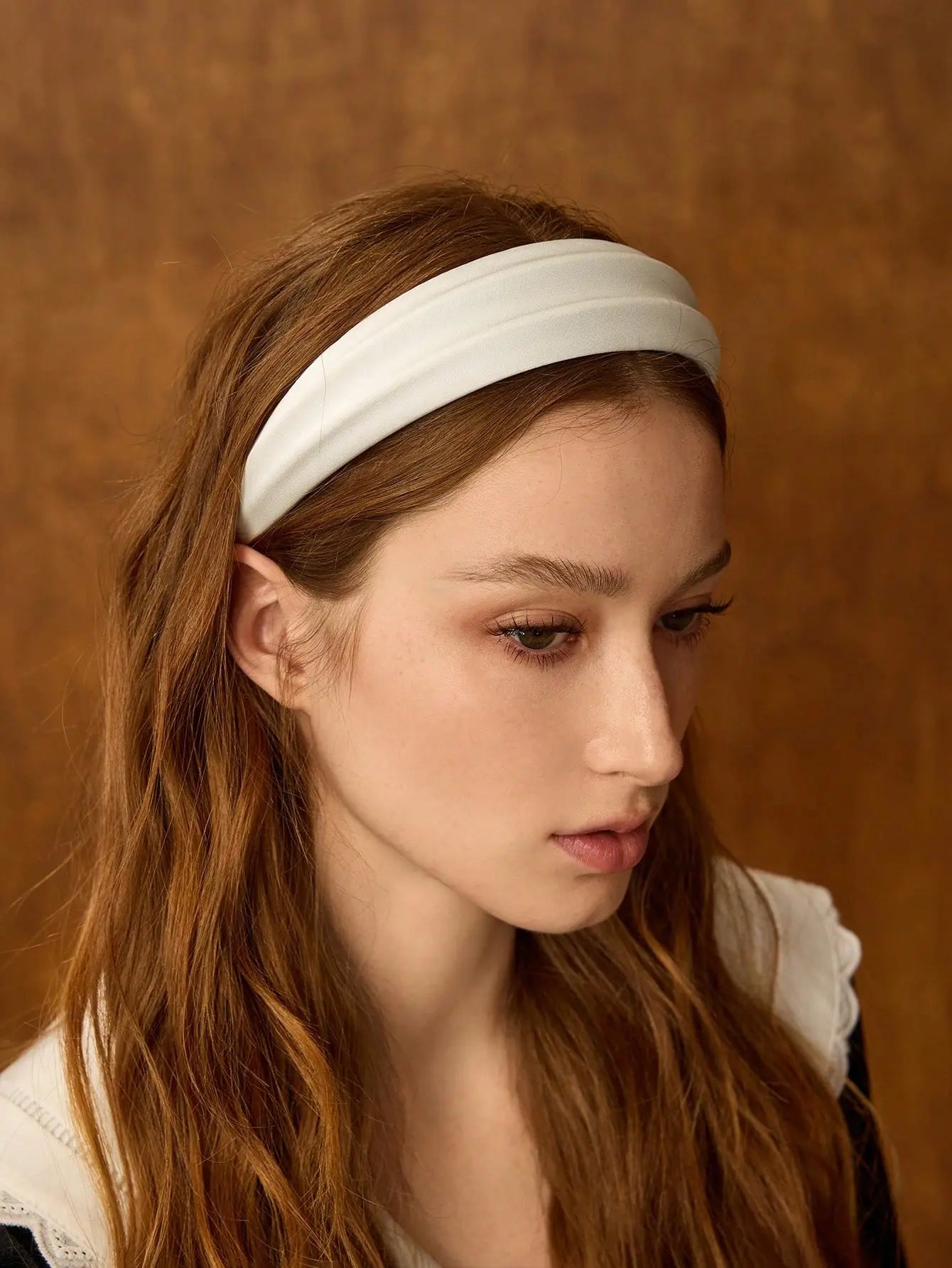 THE REGAL BEIGE SATIN CROWN HEADBAND - Women Hair Accessories by Dhago| Dhago