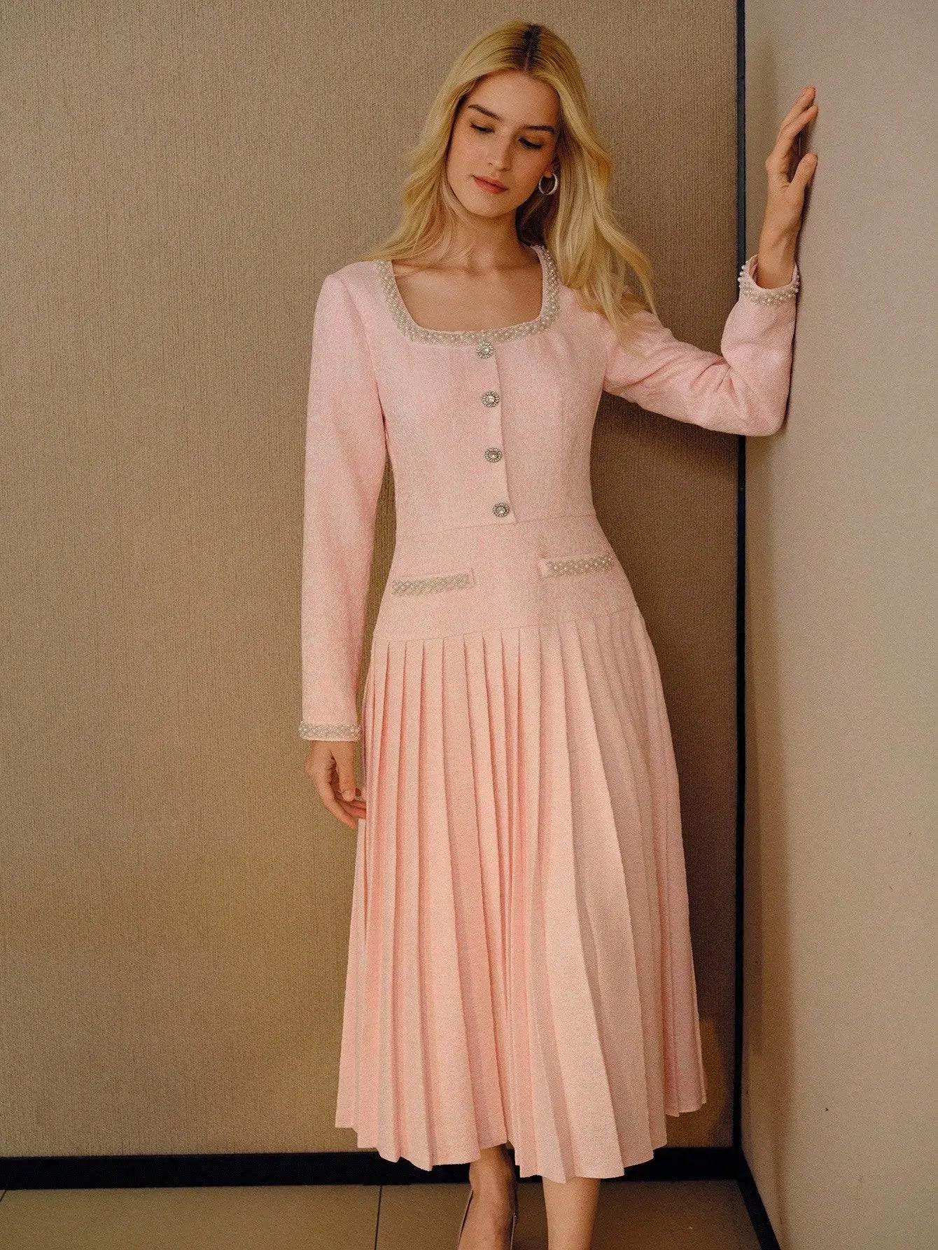 THE ROSALIND PEARL DRESS - Women Dresses by Dhago| Dhago