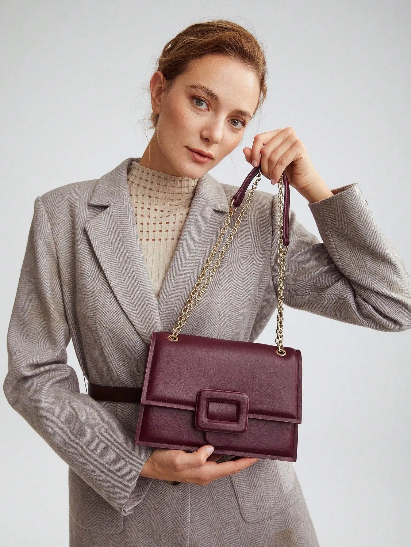 VALERIQUE BURGUNDY CROSSBODY - Women Crossbody by Dhago| Dhago