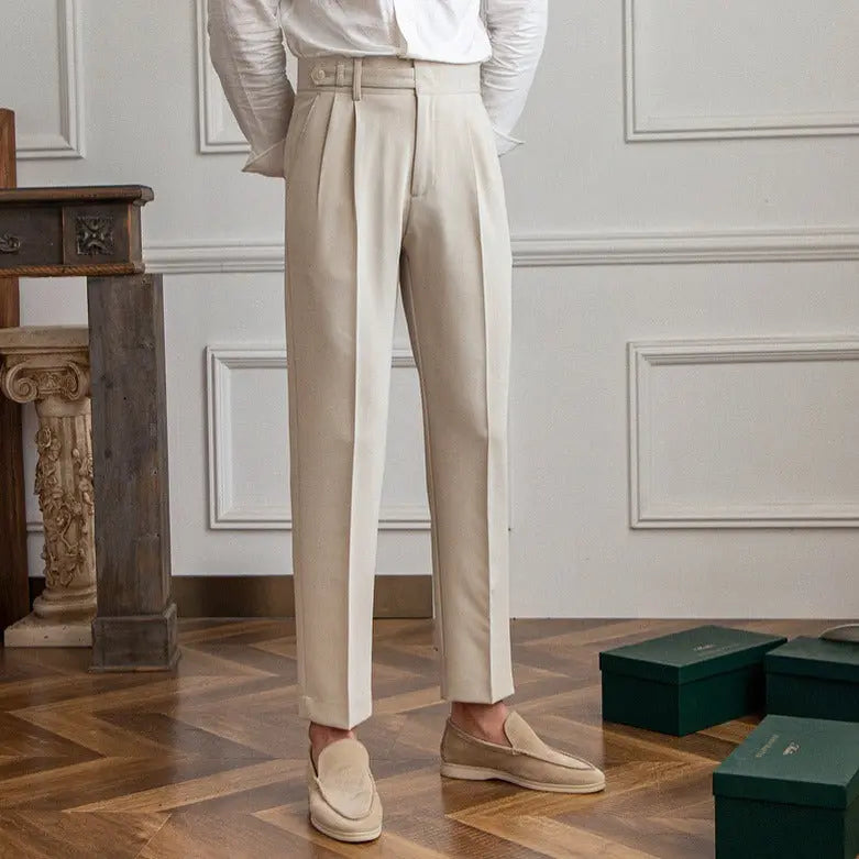 The Ravenshire Cropped Crisp Trouser - Dhago
